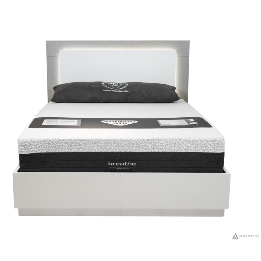 Patricia King Bed With Lift Up Storage - Two Tone
