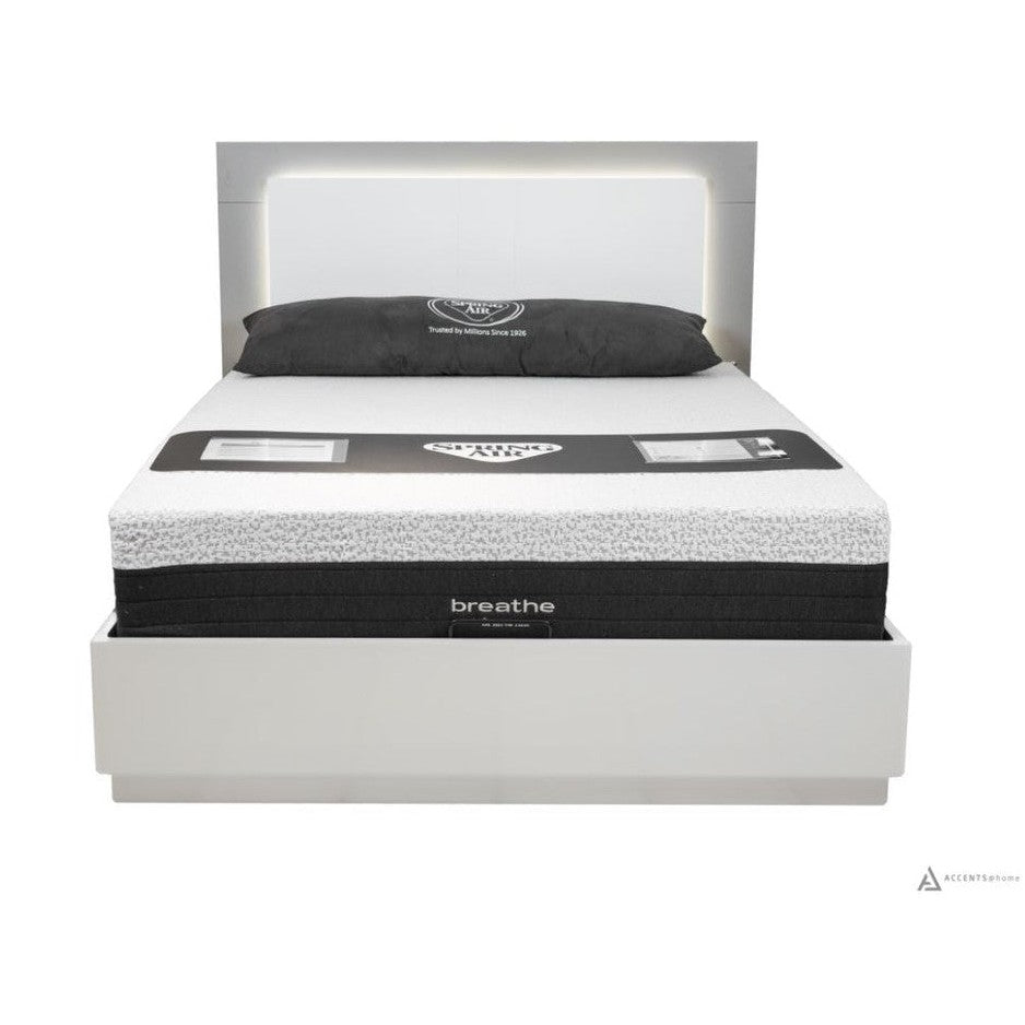 Patricia King Bed With Lift Up Storage - Two Tone