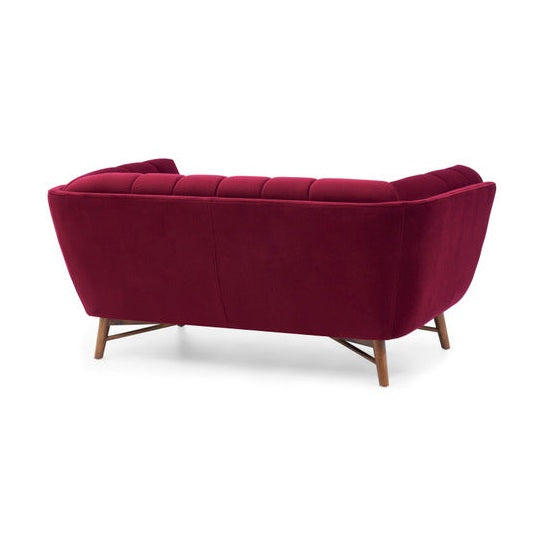 Kitsilano Loveseat - Velvet Merlot Floor Model at Coquitlam Centre