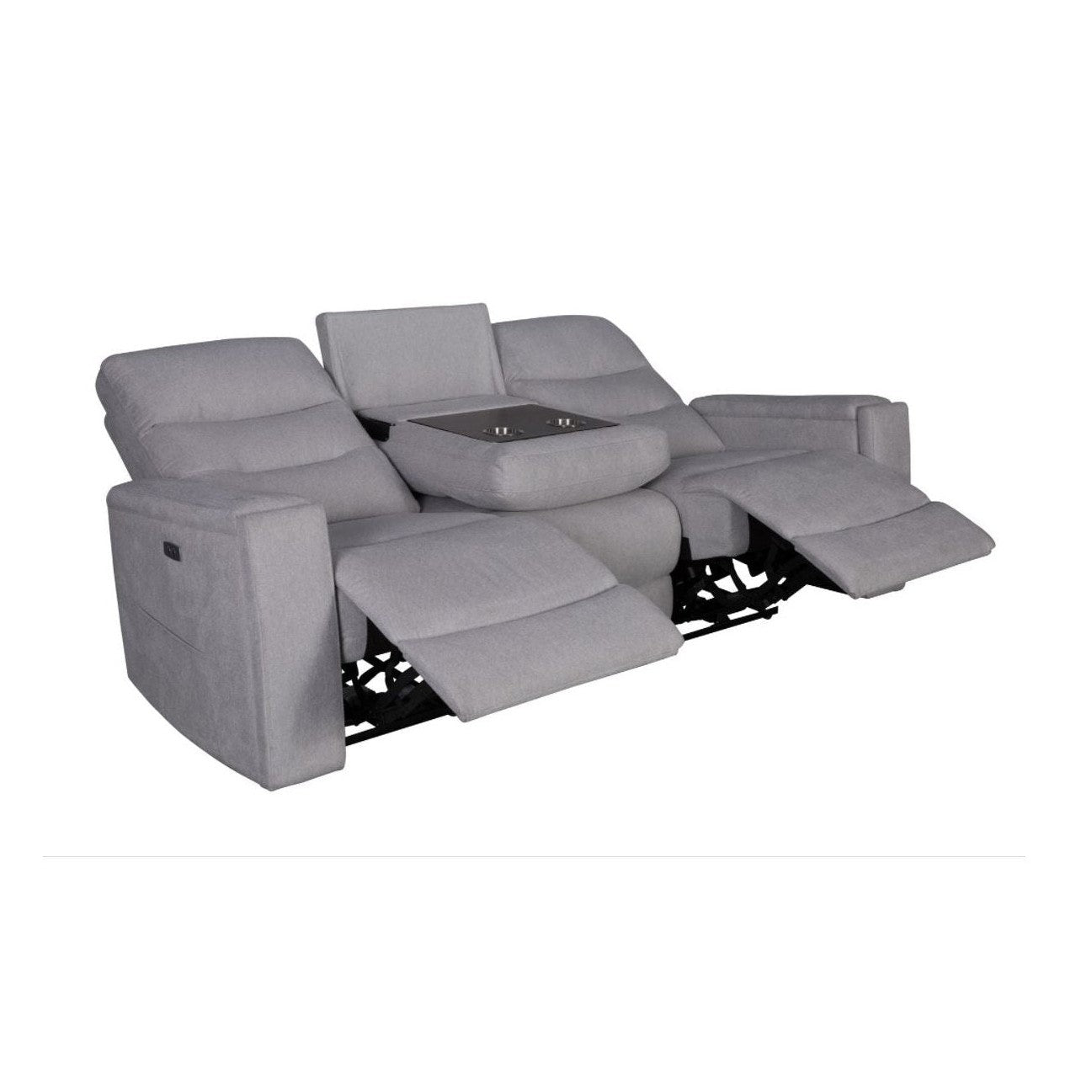 Roche Power Recliner Sofa - Light Grey