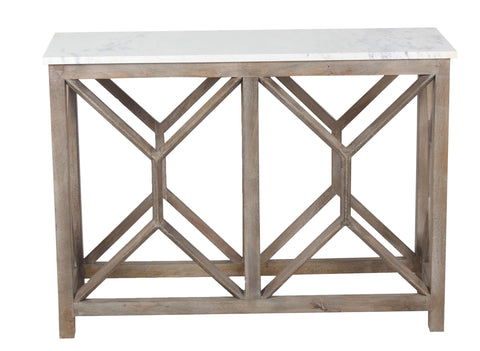 Calicut Console Table Marble Top