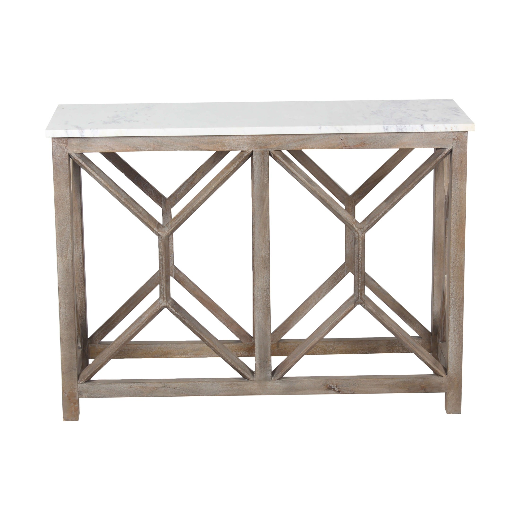 Calicut Console Table Marble Top