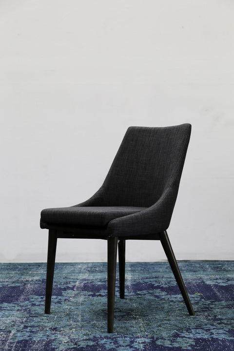Fritz Side Dining Chair - Dark Grey