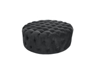 Maja Round Large Ottoman 42" - Gray #21