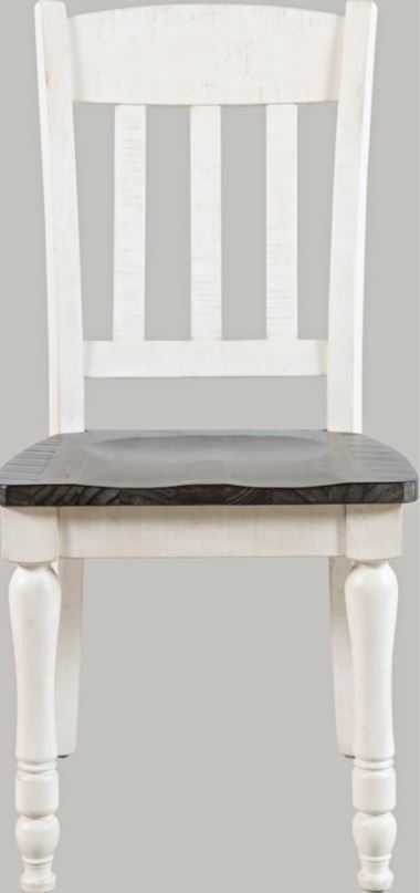 Madison County Slatback Dining Chair - Vintage White