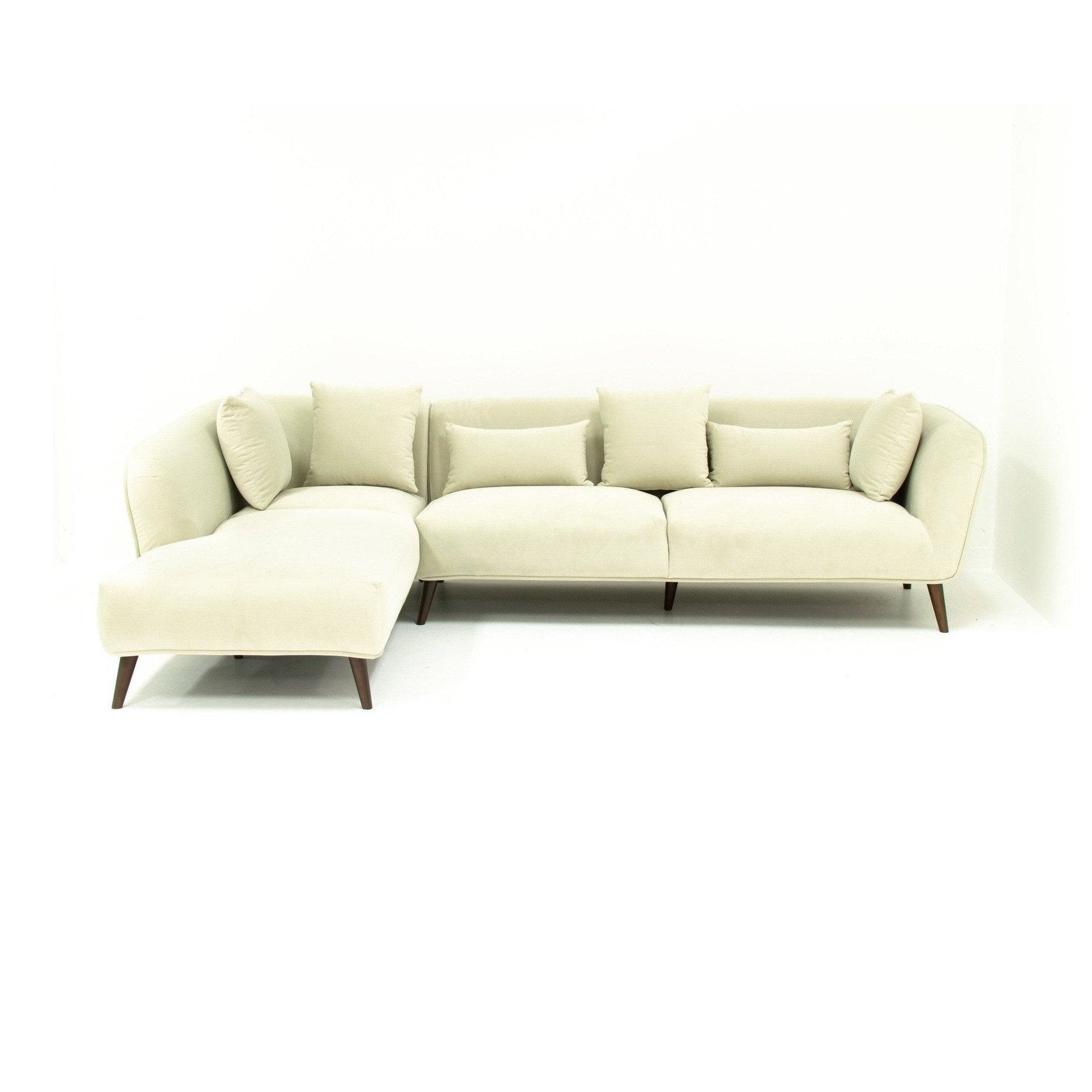 soft modular sectional sofa Maja Velvet