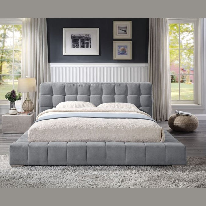 Mc Call - Platform Bed - Grey