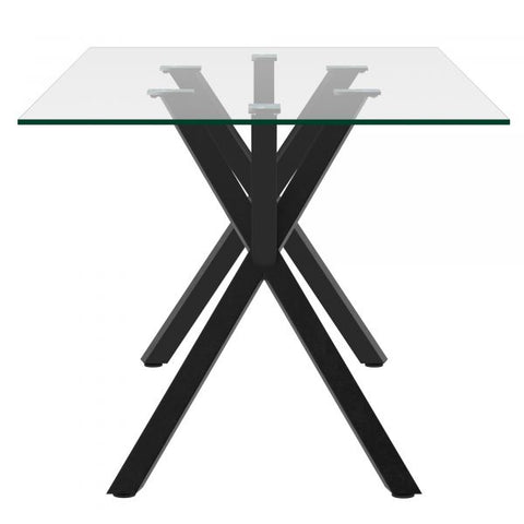 Stark Rectangular Dining Table in Black