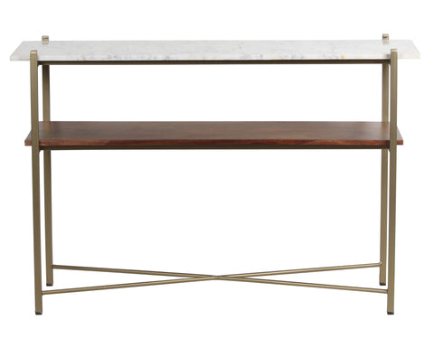 Elemental Layers Marble Sofa Table