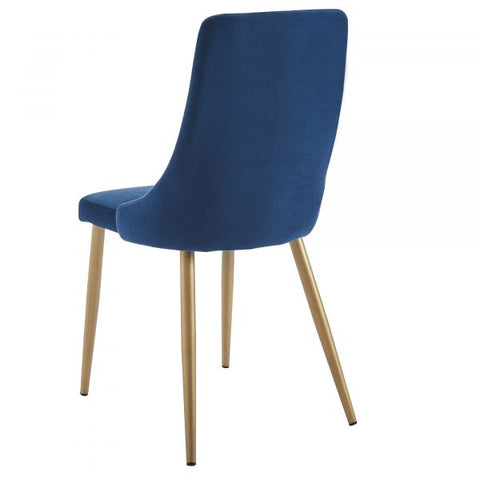 Carmilla Side Chair, set of 2 in Blue