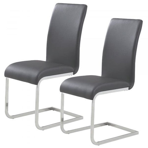 Maxim Side Chair, set of 2 in Grey