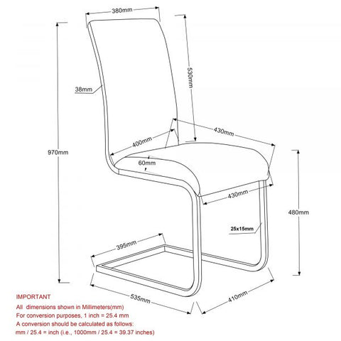 Maxim Side Chair, set of 2 in Grey