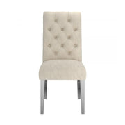 Chloe Side Chair, Set of 2 in Beige