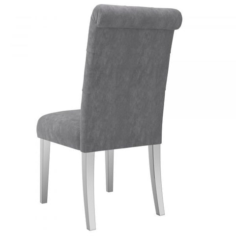 Chloe Side Chair, set of 2 in Grey