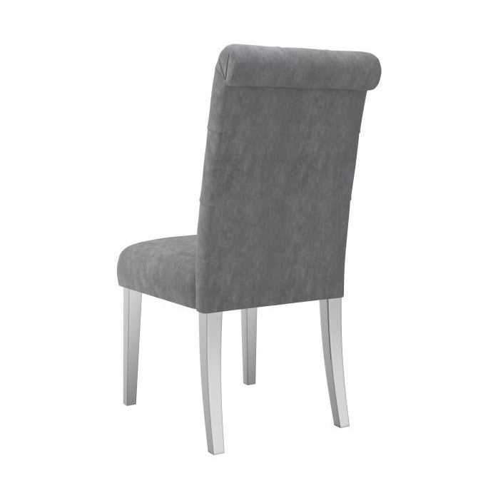 Chloe Side Chair, set of 2 in Grey