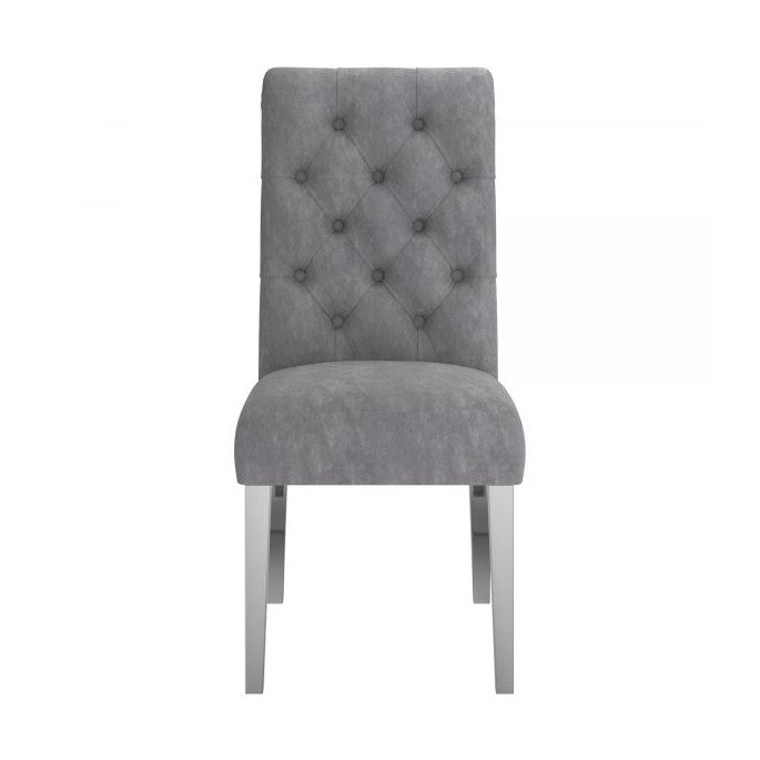 Chloe Side Chair, Set of 2 in Grey