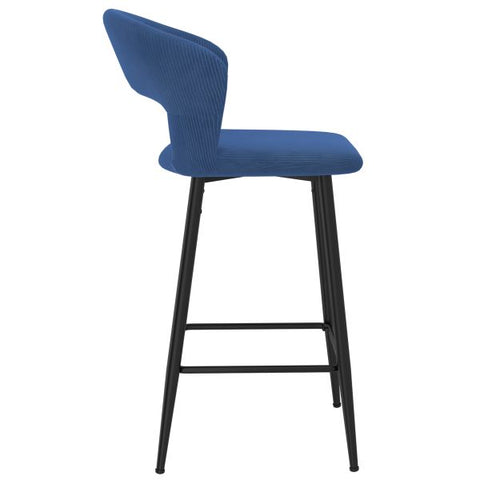 Camille 26'' Counter Stool, set of 2 in Blue