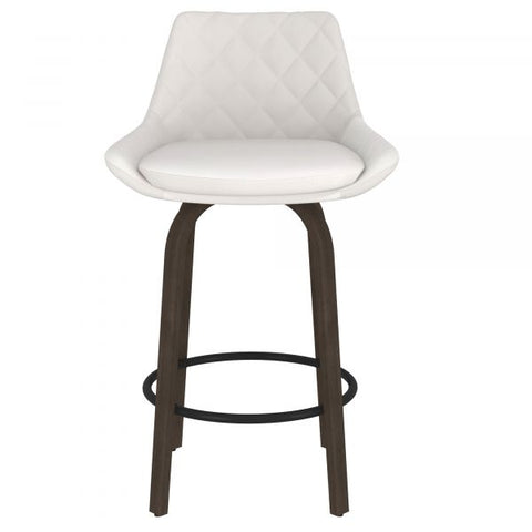 Kenzo 26'' Counter Stool, set of 2 in White