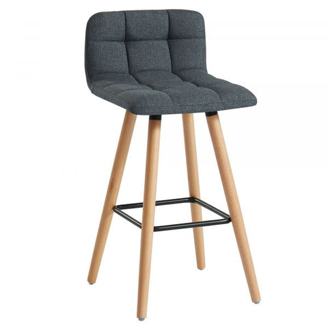 Rico 26'' Counter Stool, set of 2 in Charcoal