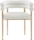 Brisa Fabric Dining Chair - Cream