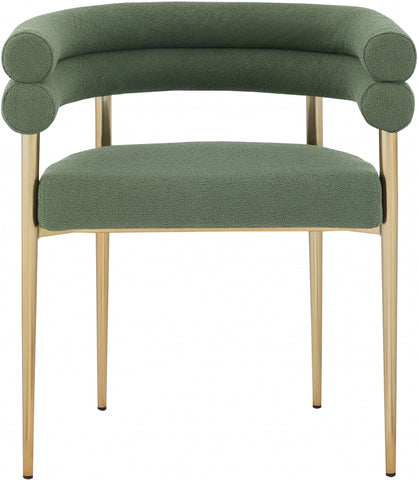 Brisa Fabric Dining Chair - Green