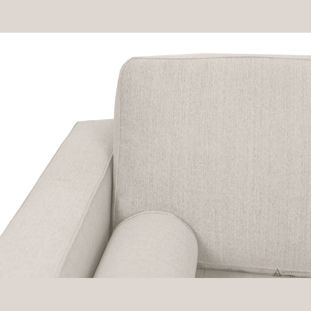 Robbie Fabric Sofa - Stone