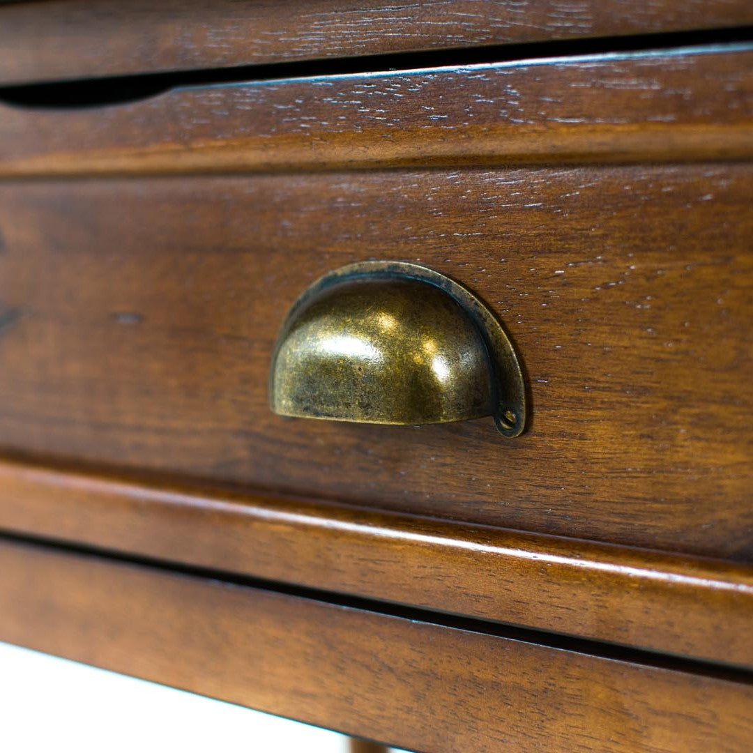 Single Drawer Hall Console Table - Honey (5349734875289)