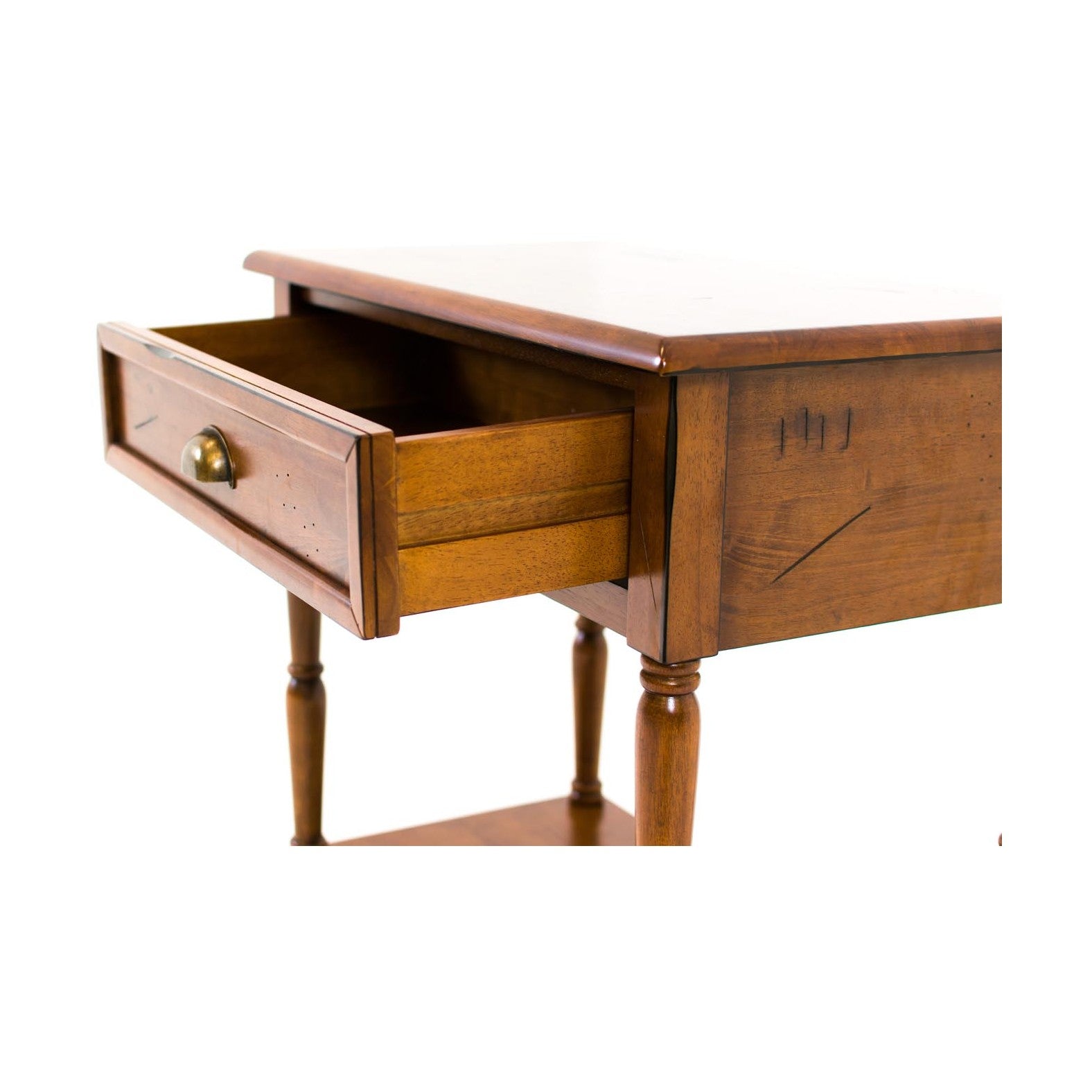 Single Drawer Hall Console Table - Honey (5349734875289)
