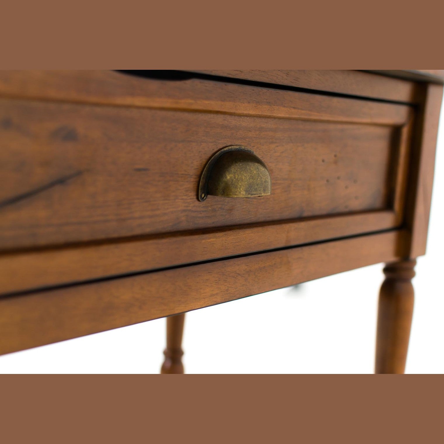 Single Drawer Hall Console Table - Honey (5349734875289)