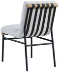 Ryna Boucle' Fabric Dining Chair back