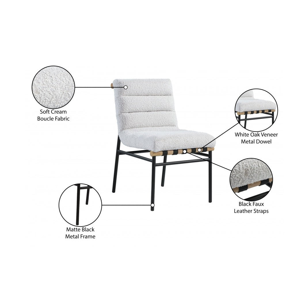Ryna Boucle' Fabric Dining Chair specifications