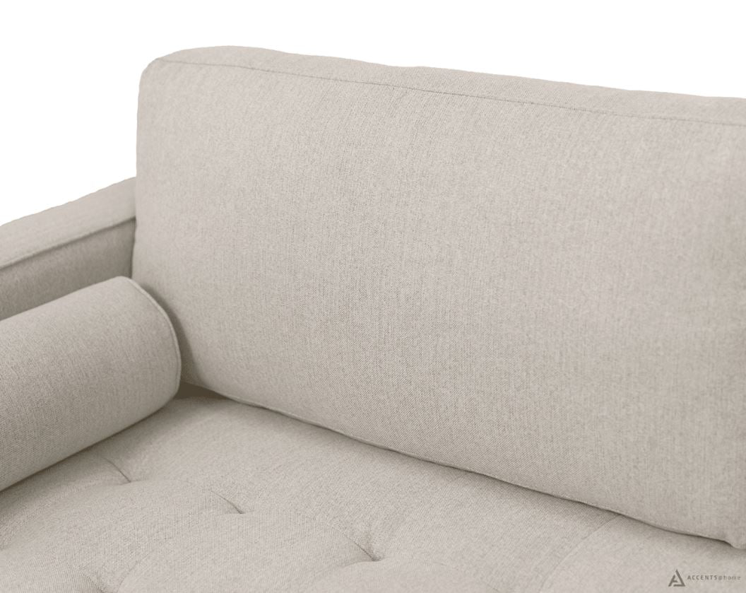 Robbie Fabric Sofa - Stone