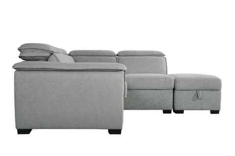 Everest Sleeper Sectional w/Storage-Right Chaise