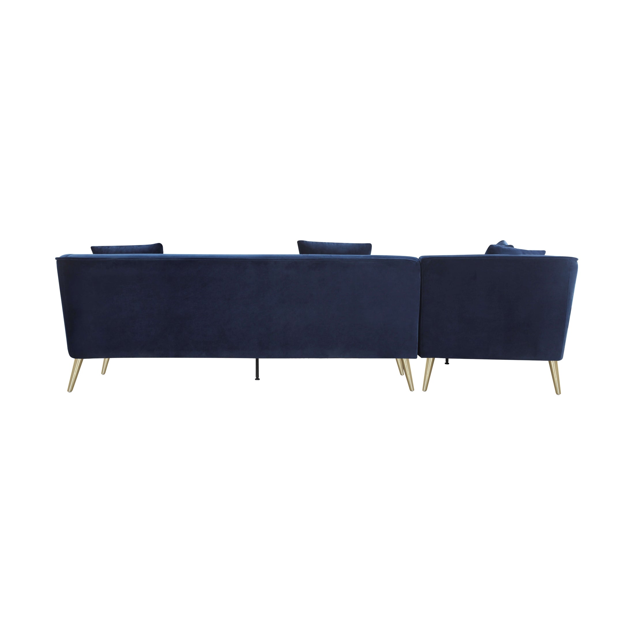 Maja Velvet Sectional - Royal Blue (5350002753689)