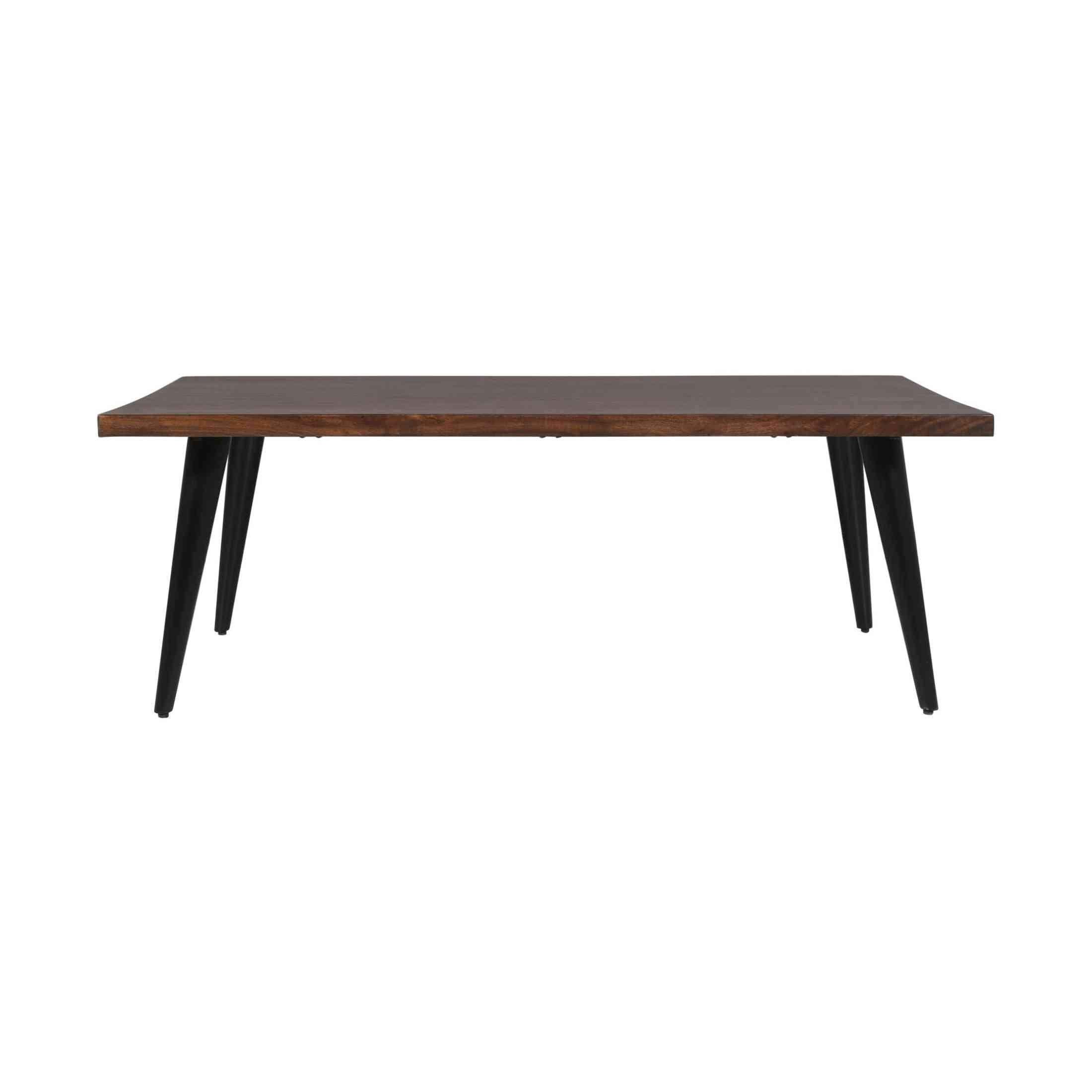 Prelude Coffee Table Rectangular Solid Acacia Wood Walnut