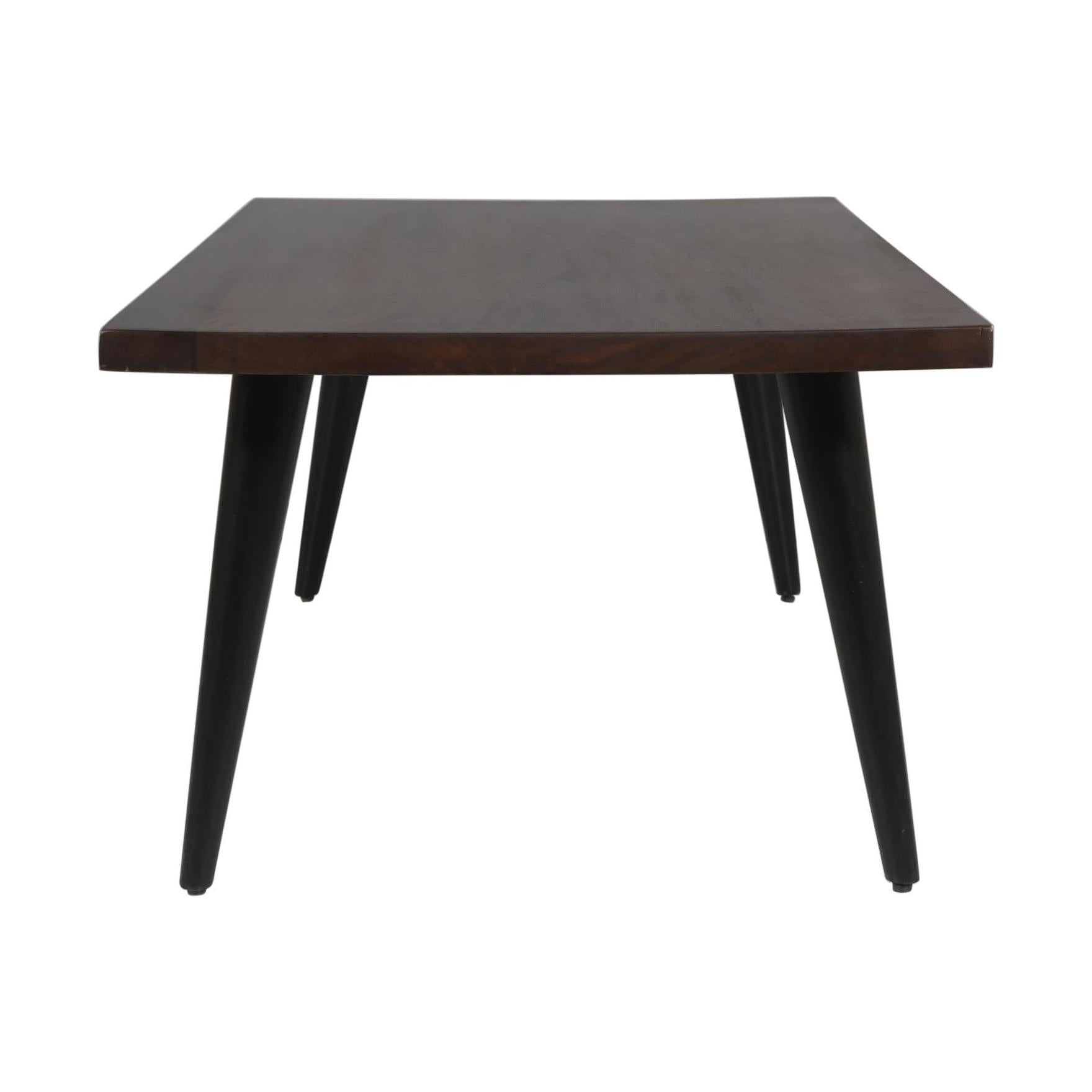 Prelude Coffee Table Rectangular Solid Acacia Wood Walnut