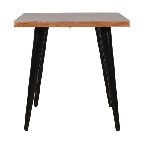 Prelude Solid Acacia Square End Table - Suede