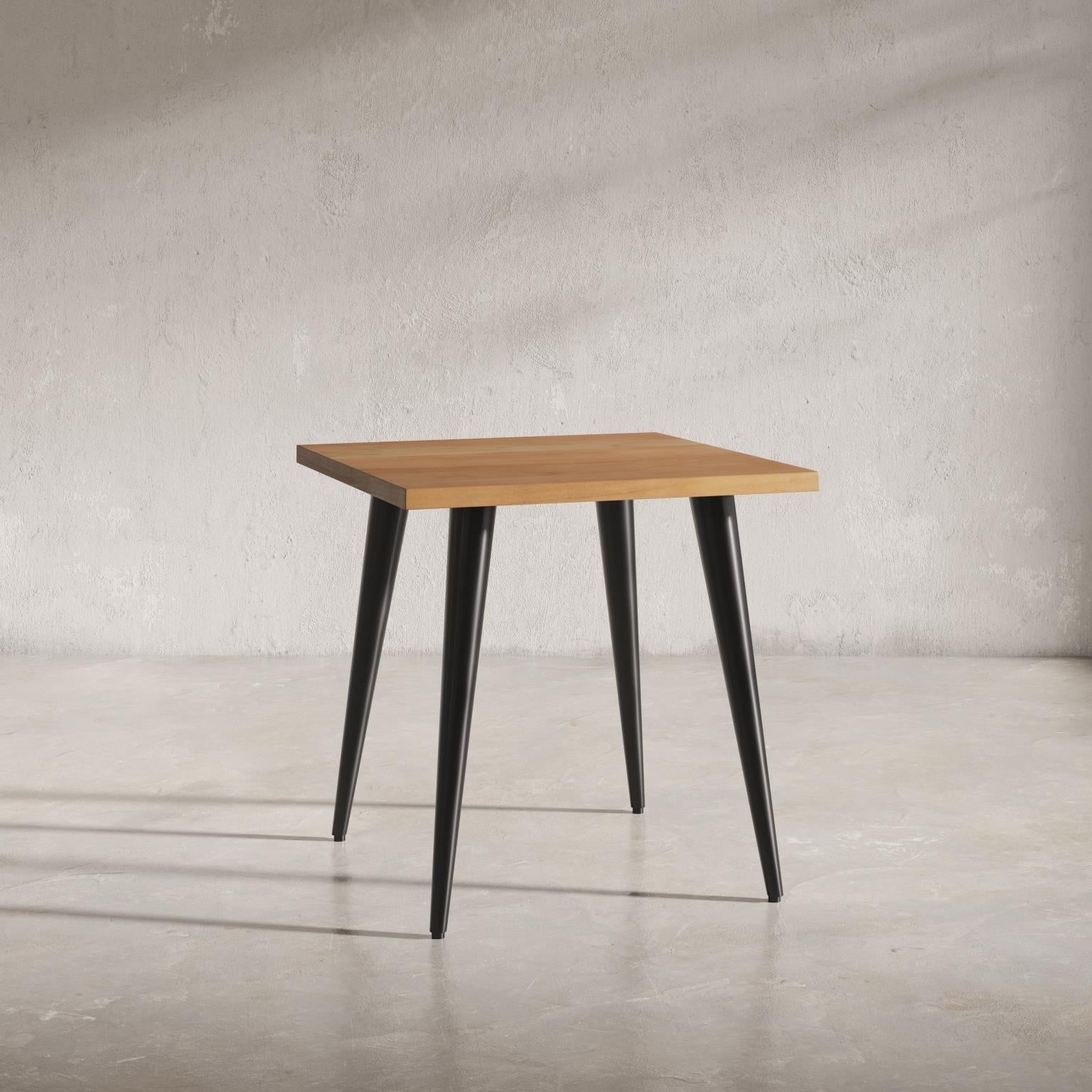 Prelude Solid Acacia Square End Table - Suede