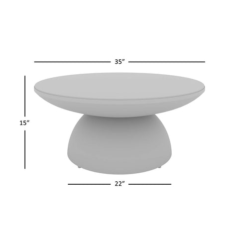 Circularity Round Cocktail Table Dimensions