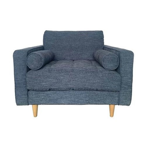 Georgia Club Chair - Navy Charcoal