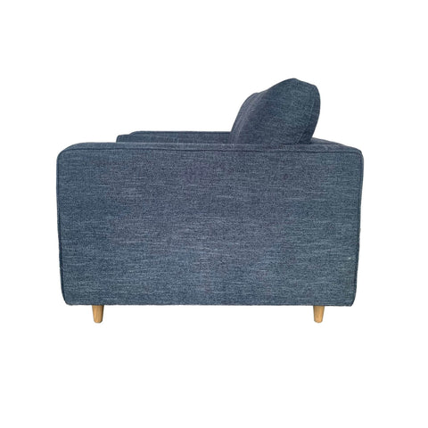 GEORGIA CLUB CHAIR - NAVY CHARCOAL