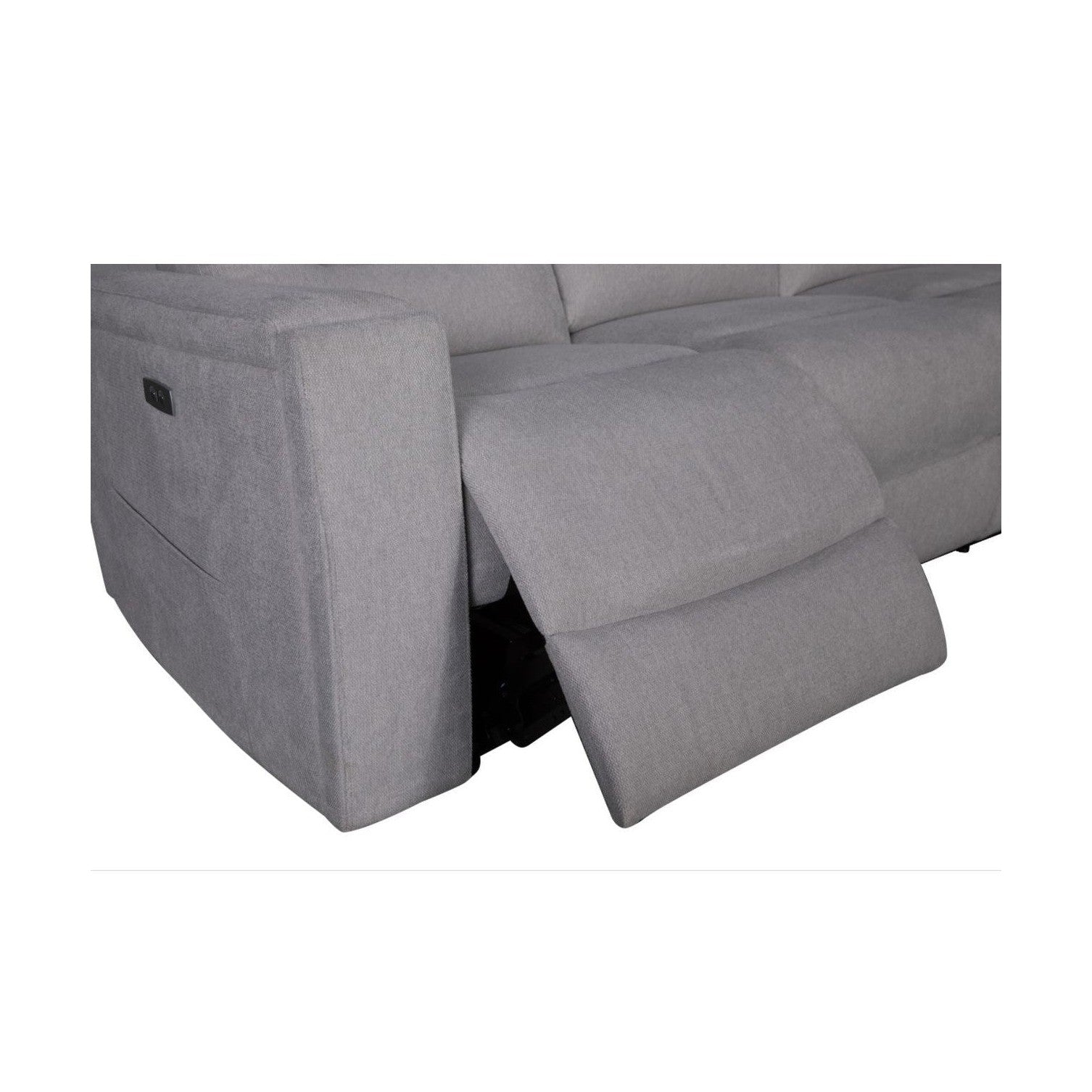 Roche Power Recliner Sofa - Light Grey