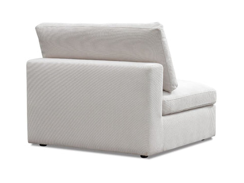 Blanca Modular Fabric Armless Chair