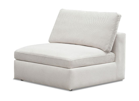 Blanca Modular Fabric Armless Chair