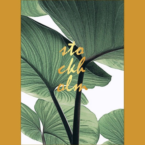 Valley Set of 4 Alloy Matt - Golden Frame Wall Art