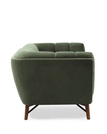 Kitsilano Accent Chair - Velvet Forest Green