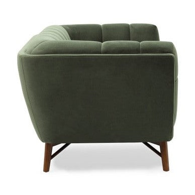 Kitsilano Loveseat - Velvet Forest Green #104