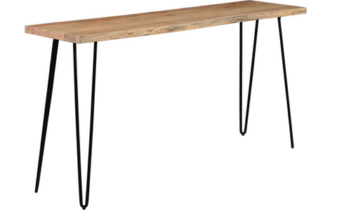 Nature's Edge Sofa Table Counter Height 72" Long - Natural