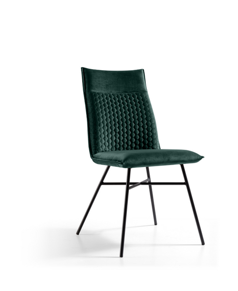 Chanel Dining Chair - Green Velvet Set of 2