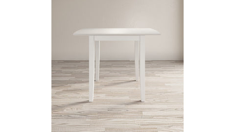 Eastern Tides Drop Leaf Counter Table - White